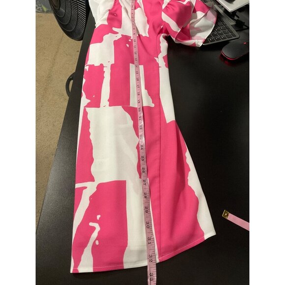 CROSBY BY MOLLIE BURCH Pink Ruffle Sleeve Dress size XSmall - Picture 8 of 10